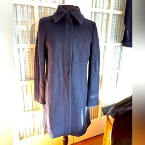 Ann Taylor Loft Navy Blue Coat